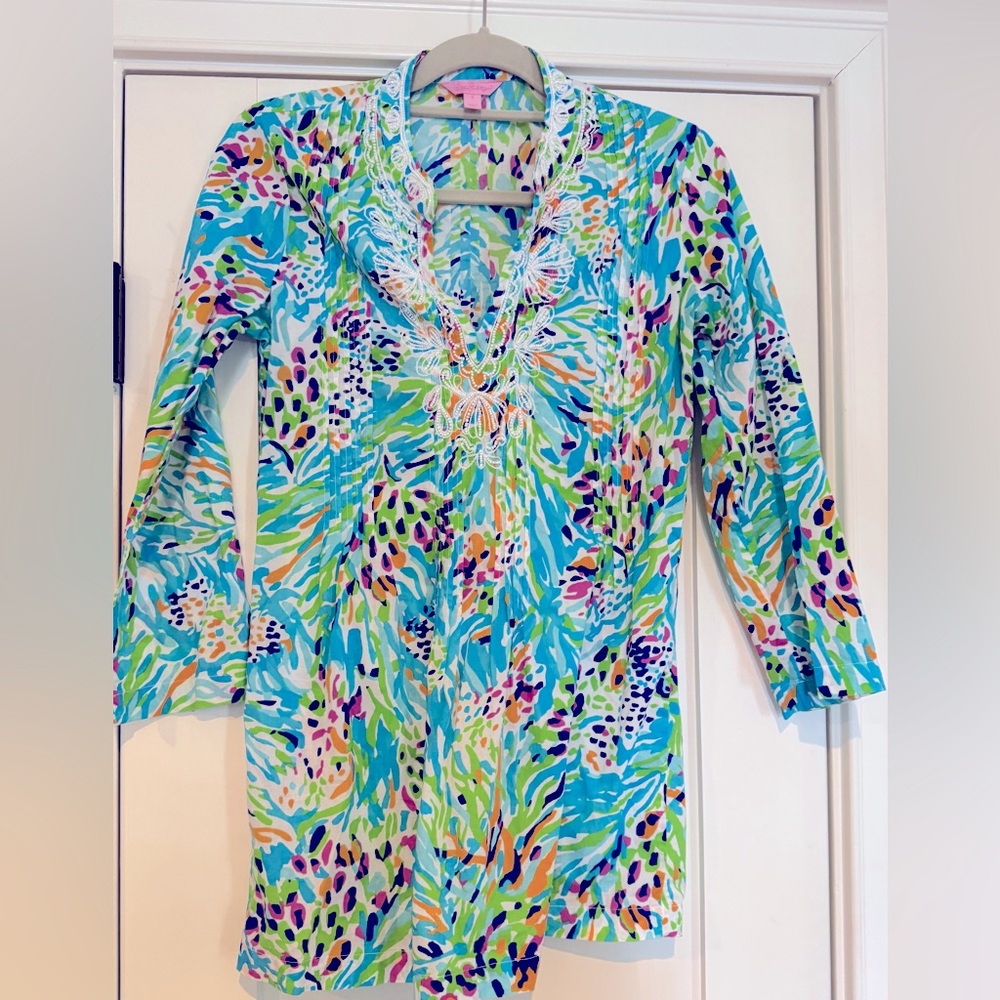 Lilly Pulitzer Sarasota top SEA SOIREE